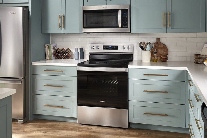Whirlpool - 5.3 Cu. Ft. Freestanding Electric Convection Range with Air Fry - Stainless Steel_14