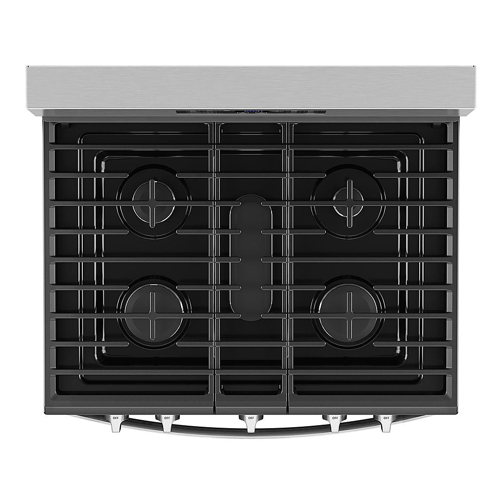 Whirlpool - 5.0 Cu. Ft. Gas Burner Range with Air Fry for Frozen Foods - Stainless Steel_4
