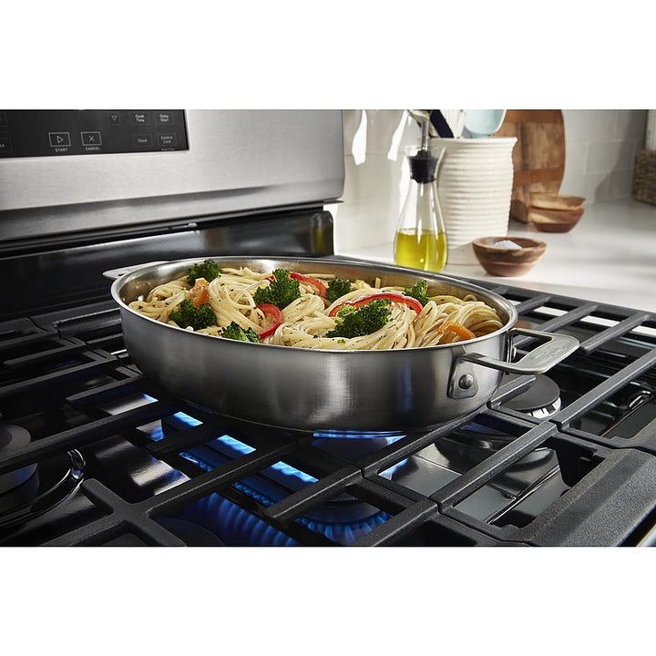 Whirlpool - 5.0 Cu. Ft. Gas Burner Range with Air Fry for Frozen Foods - Stainless Steel_11