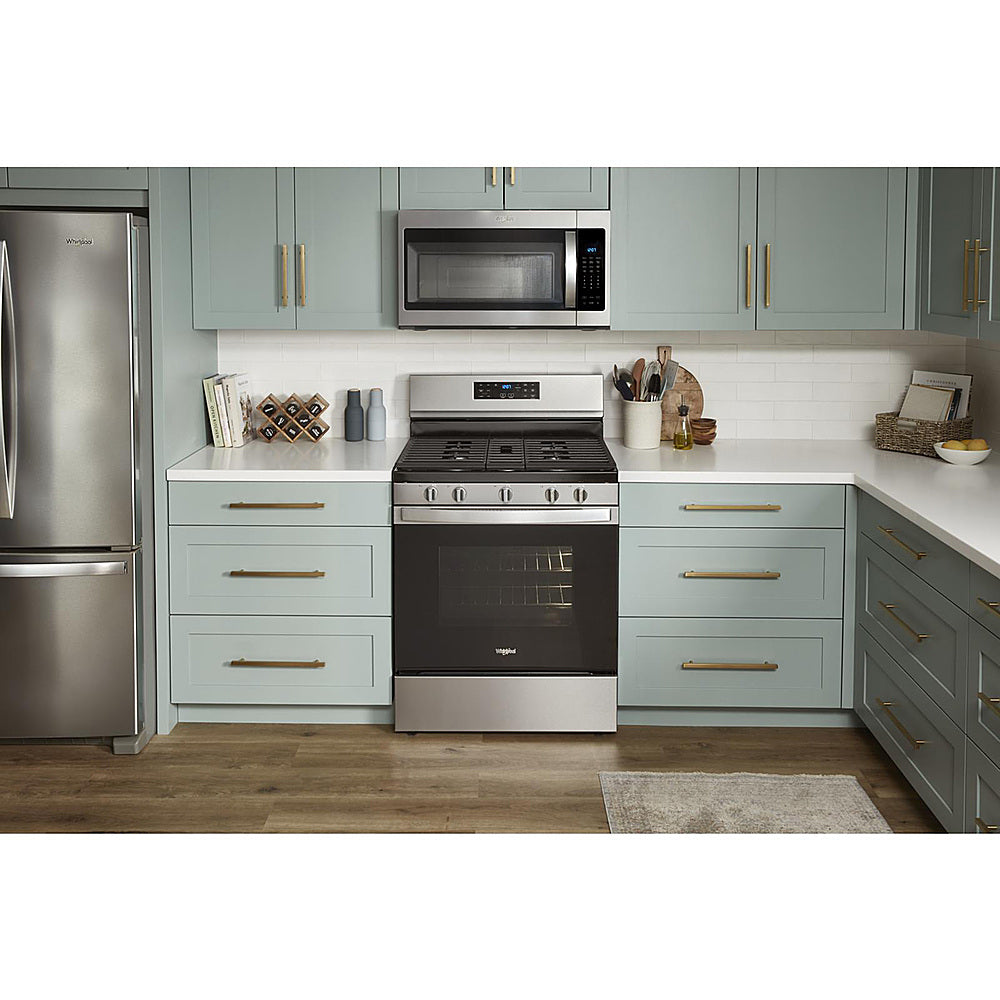 Whirlpool - 5.0 Cu. Ft. Gas Burner Range with Air Fry for Frozen Foods - Stainless Steel_13