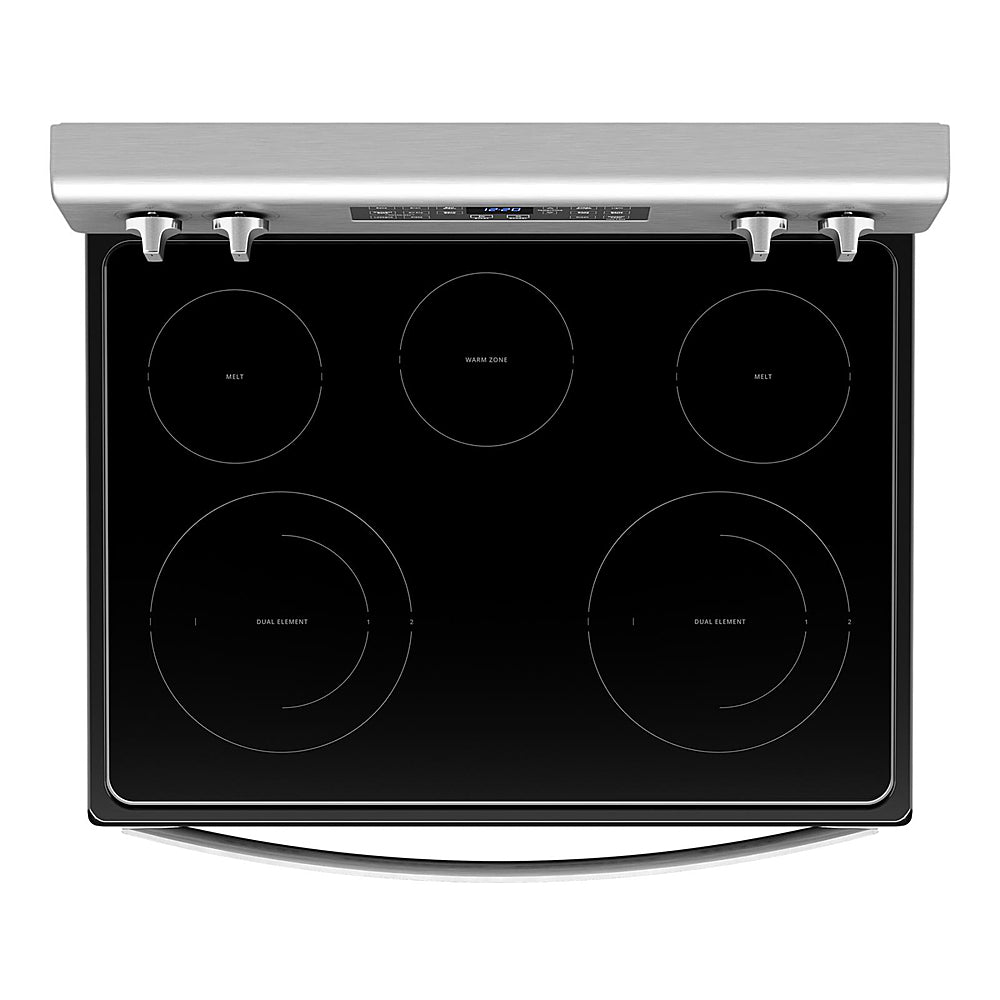 Whirlpool - 5.3 Cu. Ft. Freestanding Electric Convection Range with Air Fry - Stainless Steel_2
