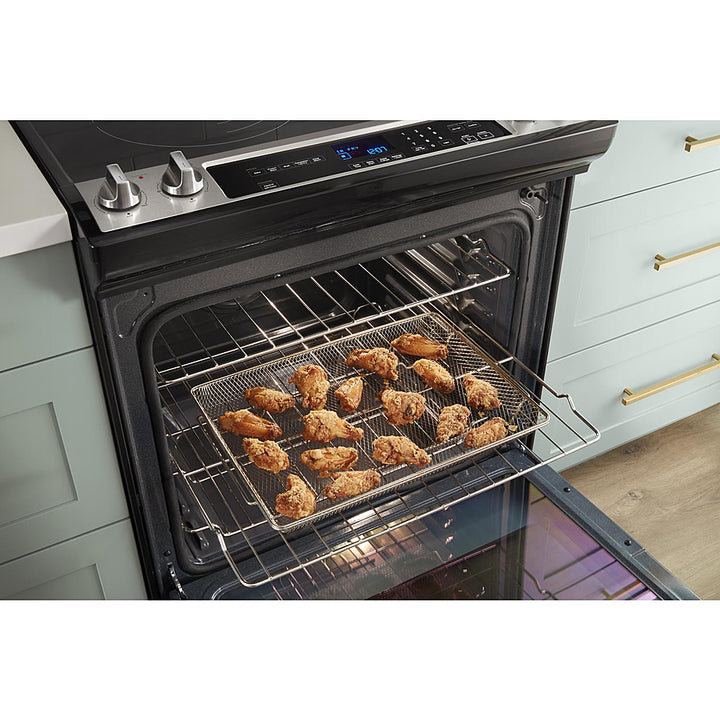 Whirlpool - 5.3 Cu. Ft. Freestanding Electric Convection Range with Air Fry - Stainless Steel_6