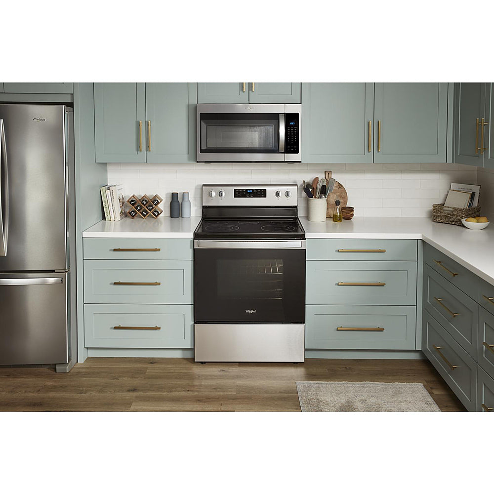 Whirlpool - 5.3 Cu. Ft. Freestanding Electric Convection Range with Air Fry - Stainless Steel_10