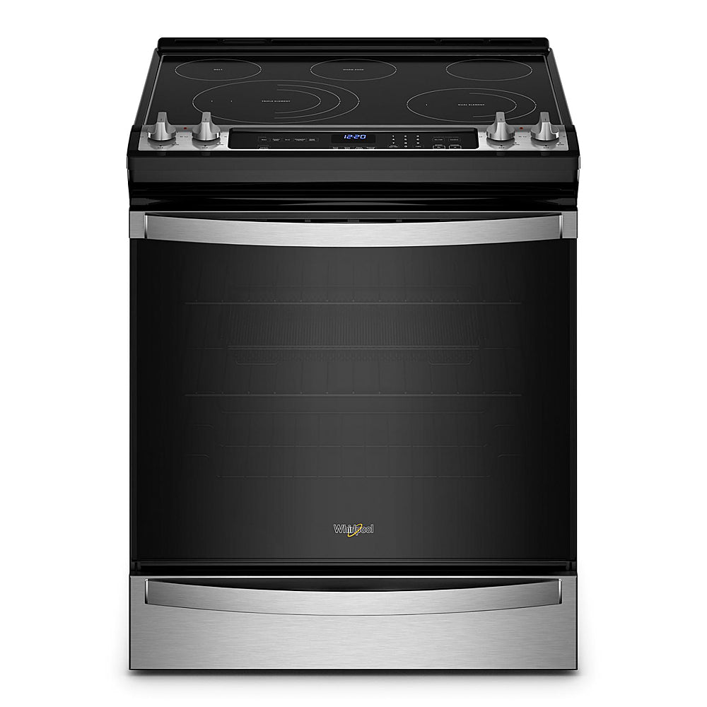 Whirlpool - 6.4 Cu. Ft. Freestanding Electric True Convection Range with Air Fry for Frozen Foods - Stainless Steel_0