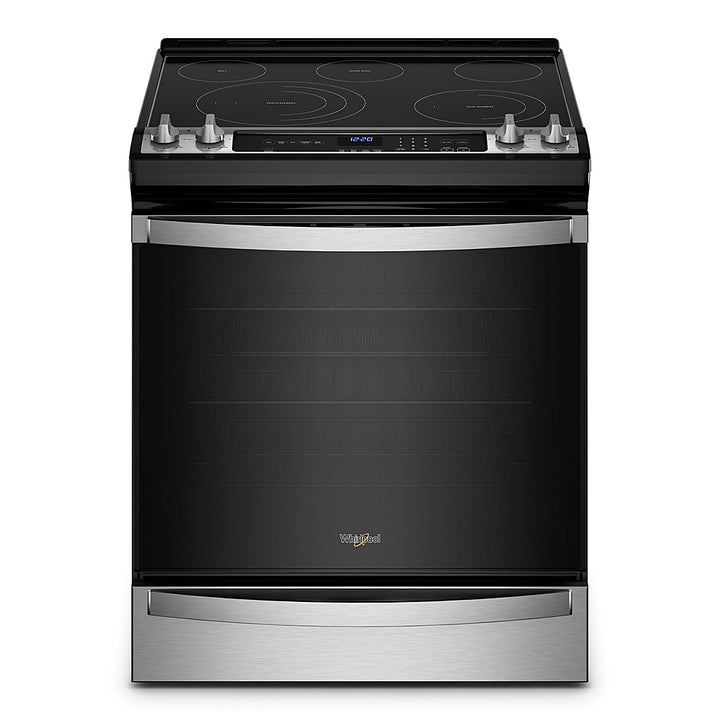 Whirlpool - 6.4 Cu. Ft. Freestanding Electric True Convection Range with Air Fry for Frozen Foods - Stainless Steel_0