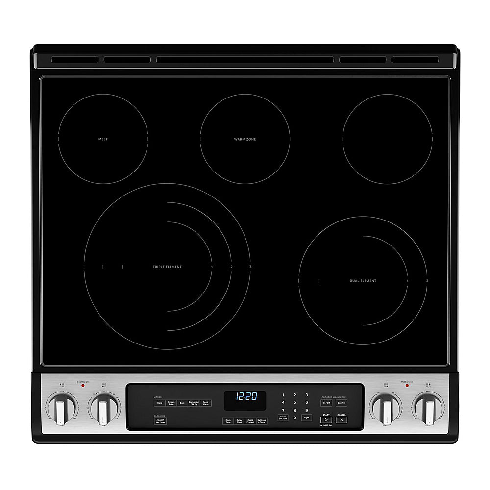 Whirlpool - 6.4 Cu. Ft. Freestanding Electric True Convection Range with Air Fry for Frozen Foods - Stainless Steel_2