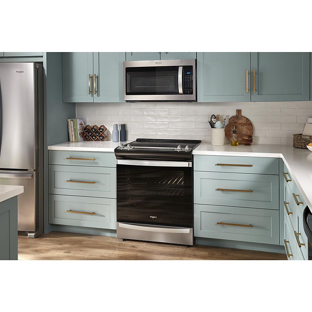 Whirlpool - 6.4 Cu. Ft. Freestanding Electric True Convection Range with Air Fry for Frozen Foods - Stainless Steel_9