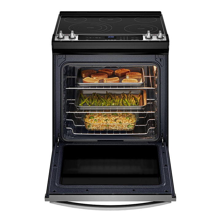 Whirlpool - 6.4 Cu. Ft. Freestanding Electric True Convection Range with Air Fry for Frozen Foods - Stainless Steel_14