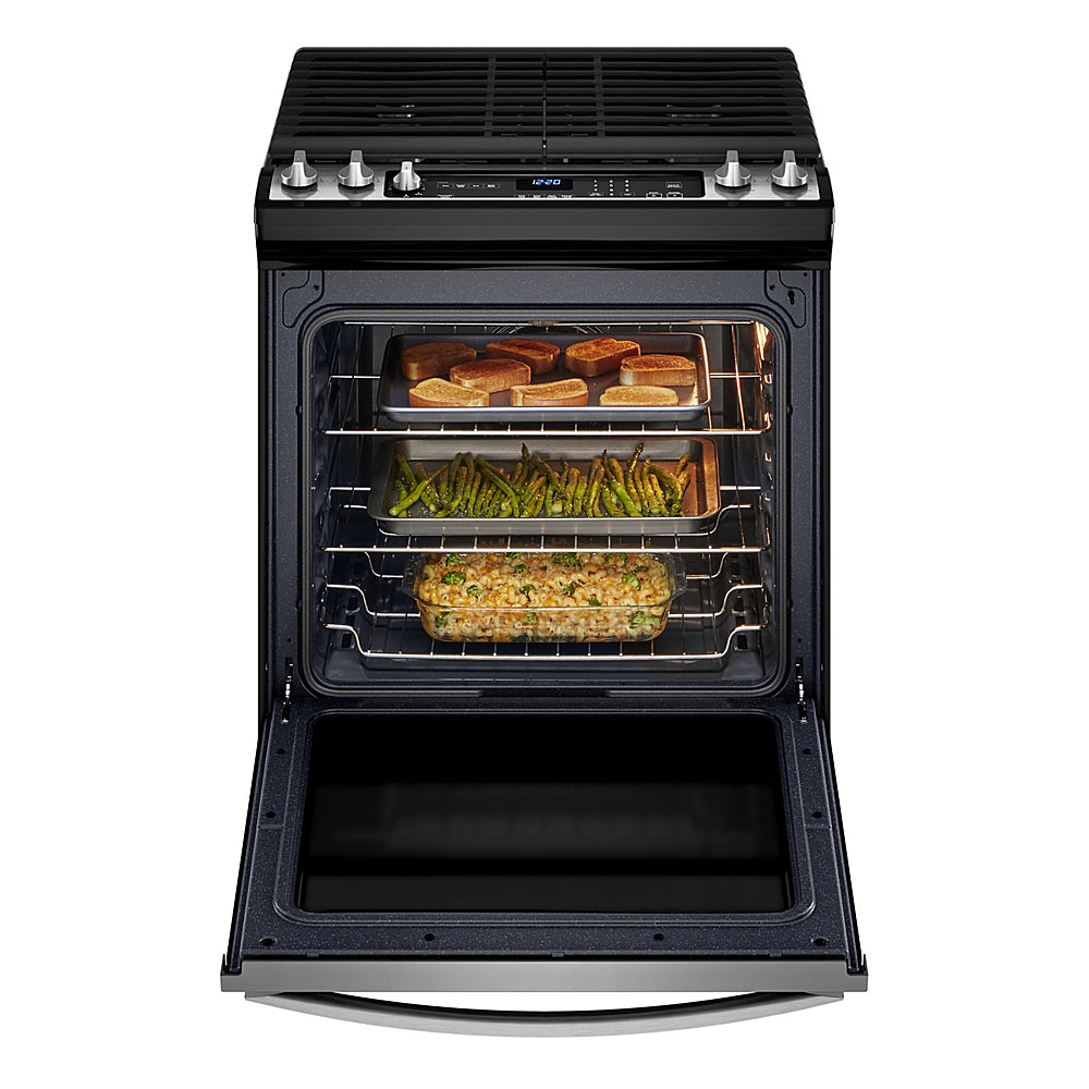 Whirlpool - 5.8 Cu. Ft. Freestanding Gas True Convection Range with Air Fry for Frozen Foods - Stainless Steel_13