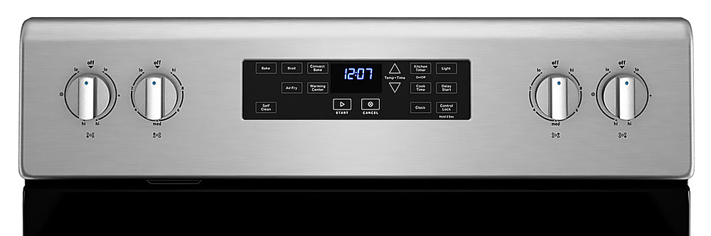 Maytag - 5.3 Cu. Ft. Electric Range with Air Fry - Stainless Steel_2