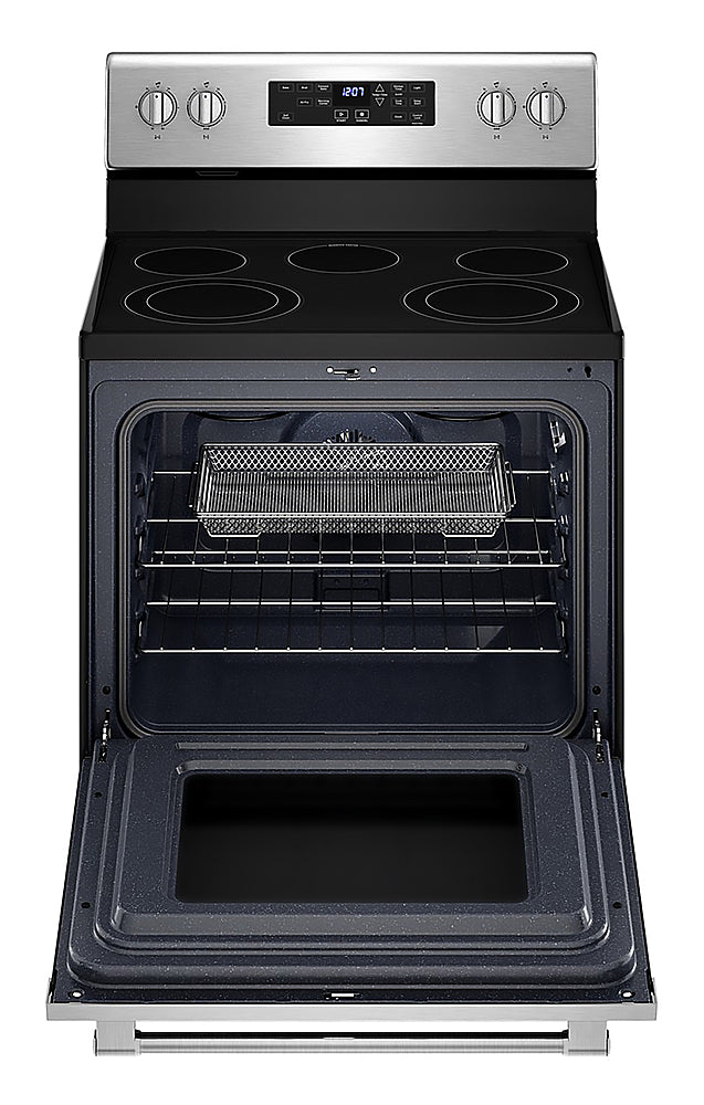 Maytag - 5.3 Cu. Ft. Electric Range with Air Fry - Stainless Steel_1