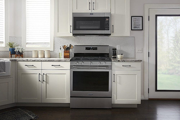 Maytag - 5.0 Cu. Ft. Gas Range with Air Fry for Frozen Food and Air Fry Basket - Stainless Steel_13