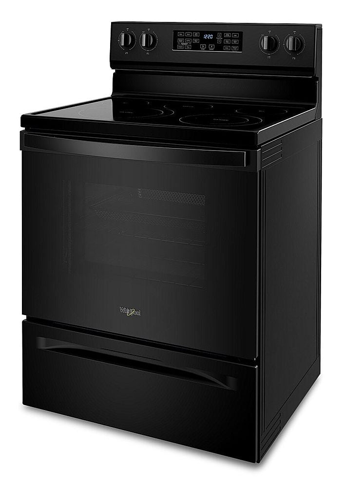 Whirlpool - 5.3 Cu. Ft. Freestanding Electric Convection Range with Air Fry - Black_5