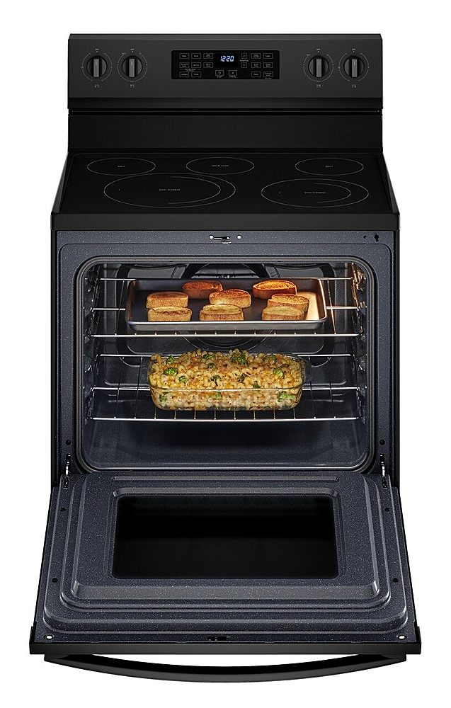 Whirlpool - 5.3 Cu. Ft. Freestanding Electric Convection Range with Air Fry - Black_9