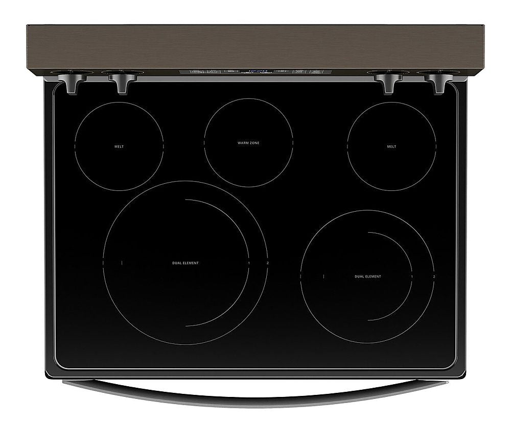Whirlpool - 5.3 Cu. Ft. Freestanding Electric Convection Range with Air Fry - Black Stainless Steel_4