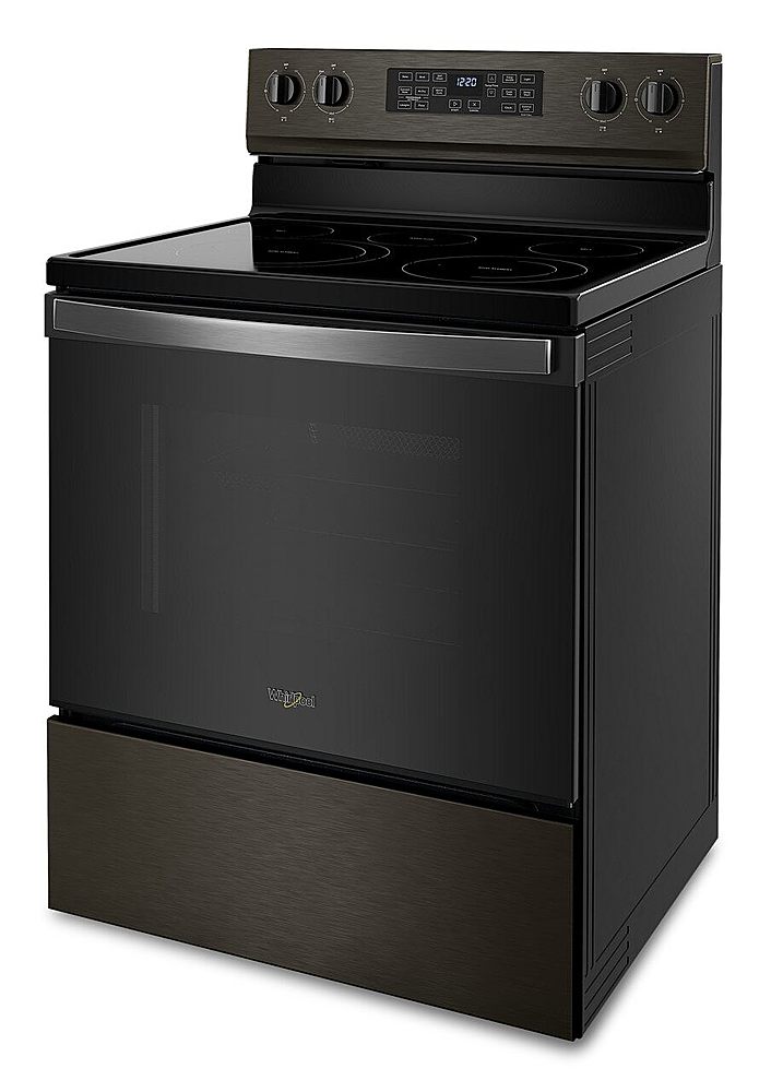 Whirlpool - 5.3 Cu. Ft. Freestanding Electric Convection Range with Air Fry - Black Stainless Steel_5