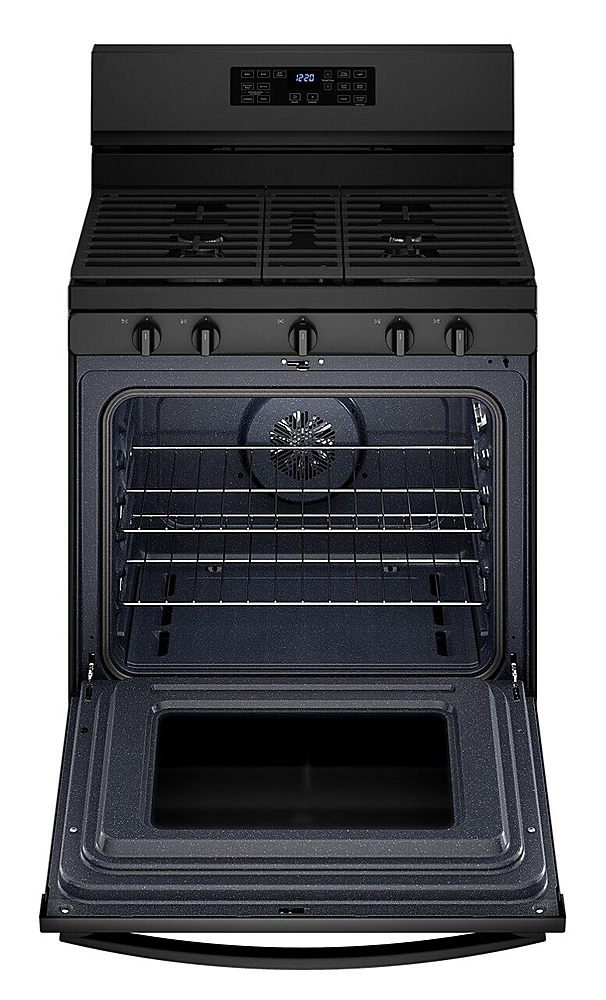 Whirlpool - 5.0 Cu. Ft. Gas Range with Air Fry for Frozen Foods - Black_1
