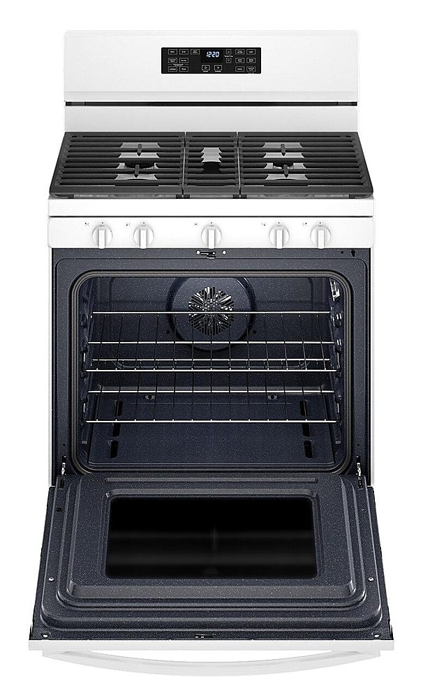 Whirlpool - 5.0 Cu. Ft. Gas Burner Range with Air Fry for Frozen Foods - White_1