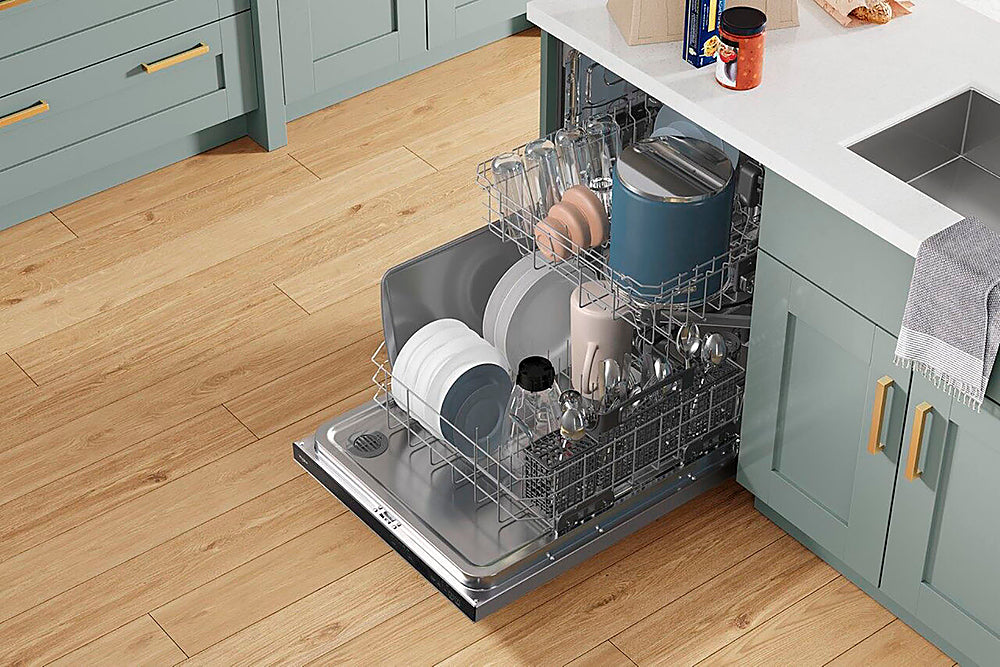 Whirlpool - 24" Top Control Built-In Dishwasher with Stainless Steel Tub, Large Capacity with Tall Top Rack, 50 dBA - Stainless Steel_13