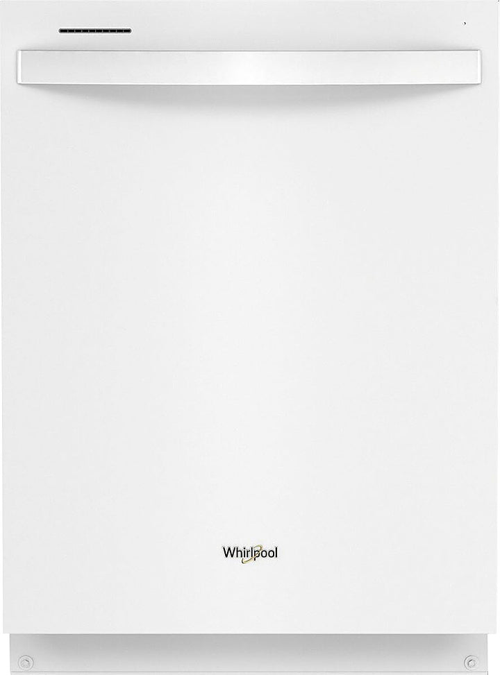 Whirlpool - 24" Top Control Built-In Dishwasher with Stainless Steel Tub, Large Capacity with Tall Top Rack, 50 dBA - White_0