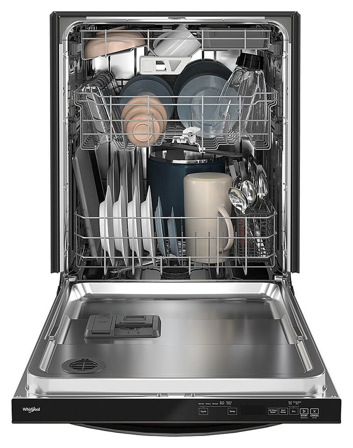 Whirlpool - 24" Top Control Built-In Dishwasher with Stainless Steel Tub, Large Capacity & 3rd Rack, 47 dBA - Black Stainless Steel_4