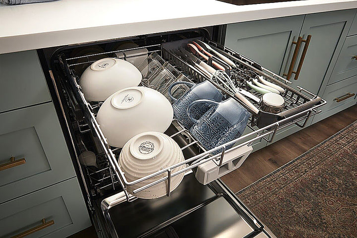 Whirlpool - 24" Top Control Built-In Dishwasher Stainless Steel Tub with 3rd Rack and 47 dBA - Stainless Steel_4