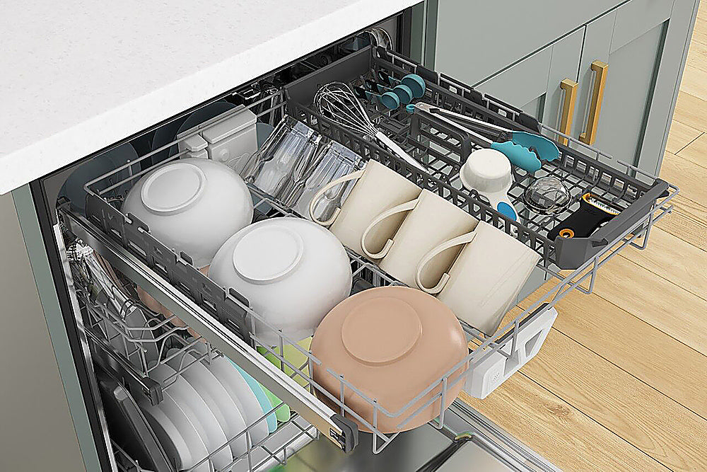 Whirlpool - 24" Top Control Built-In Dishwasher Stainless Steel Tub with 3rd Rack and 47 dBA - Stainless Steel_9