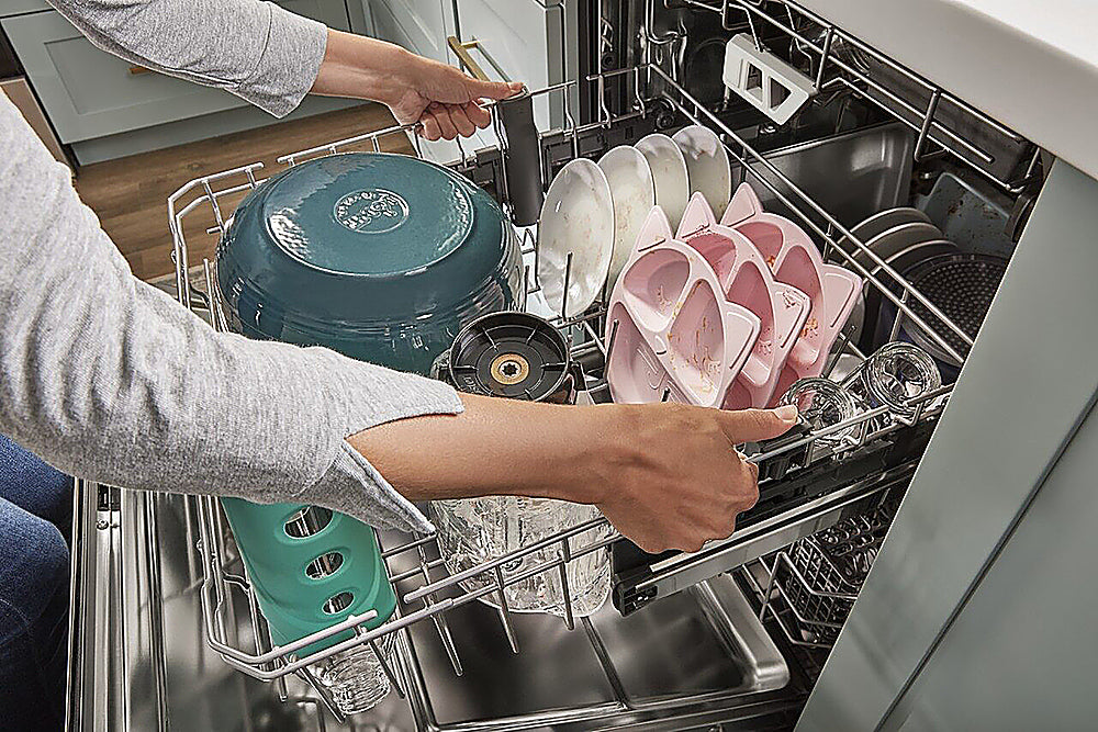Whirlpool - 24" Top Control Built-In Dishwasher Stainless Steel Tub with 3rd Rack and 47 dBA - Stainless Steel_14