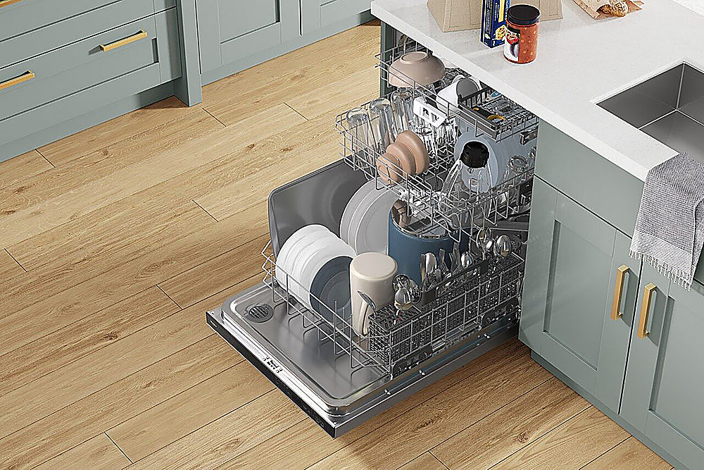 Whirlpool - 24" Top Control Built-In Dishwasher Stainless Steel Tub with 3rd Rack and 47 dBA - Stainless Steel_18
