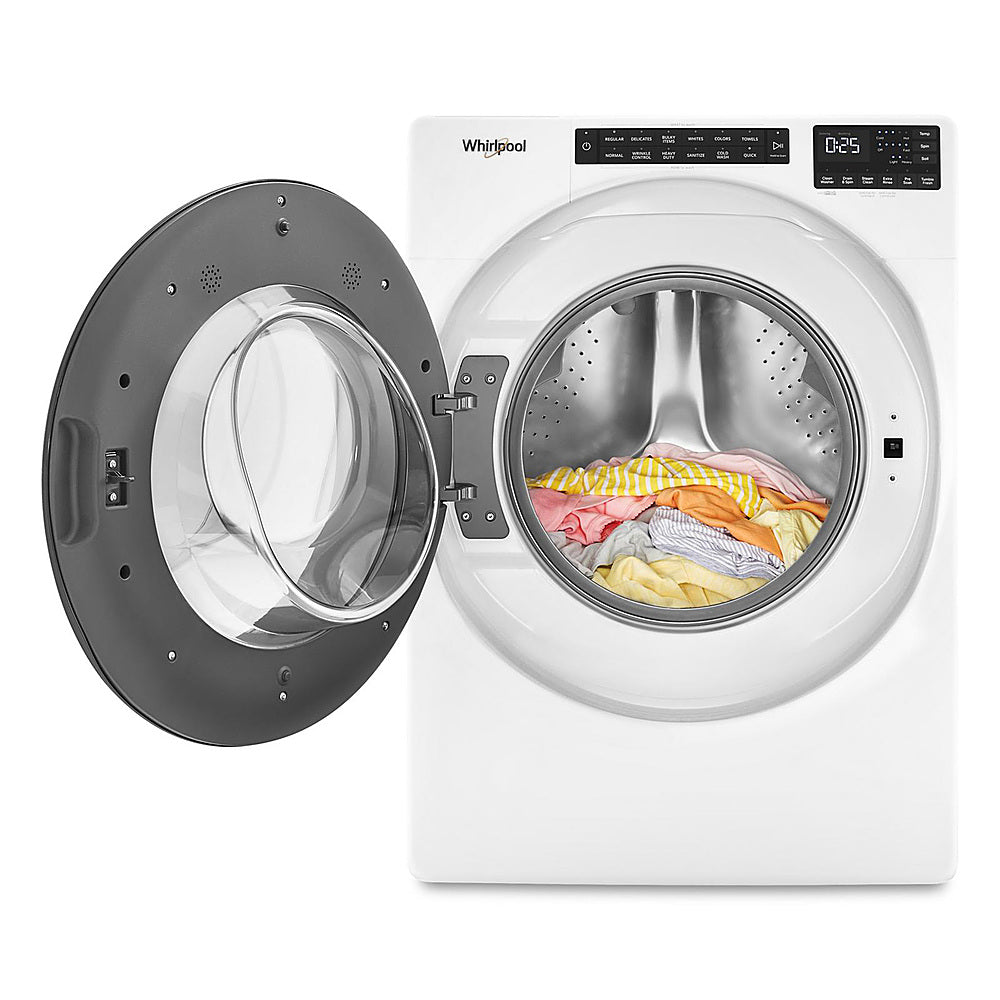 Whirlpool - 4.5 Cu. Ft. High-Efficiency Stackable Front Load Washer with Steam and Tumble Fresh - White_7