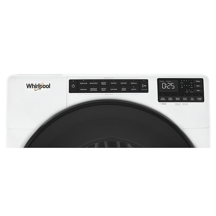 Whirlpool - 4.5 Cu. Ft. High-Efficiency Stackable Front Load Washer with Steam and Tumble Fresh - White_9