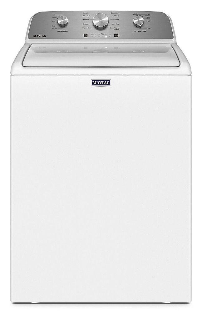 Maytag - 4.5 Cu. Ft. High Efficiency Top Load Washer with Deep Fill - White_0