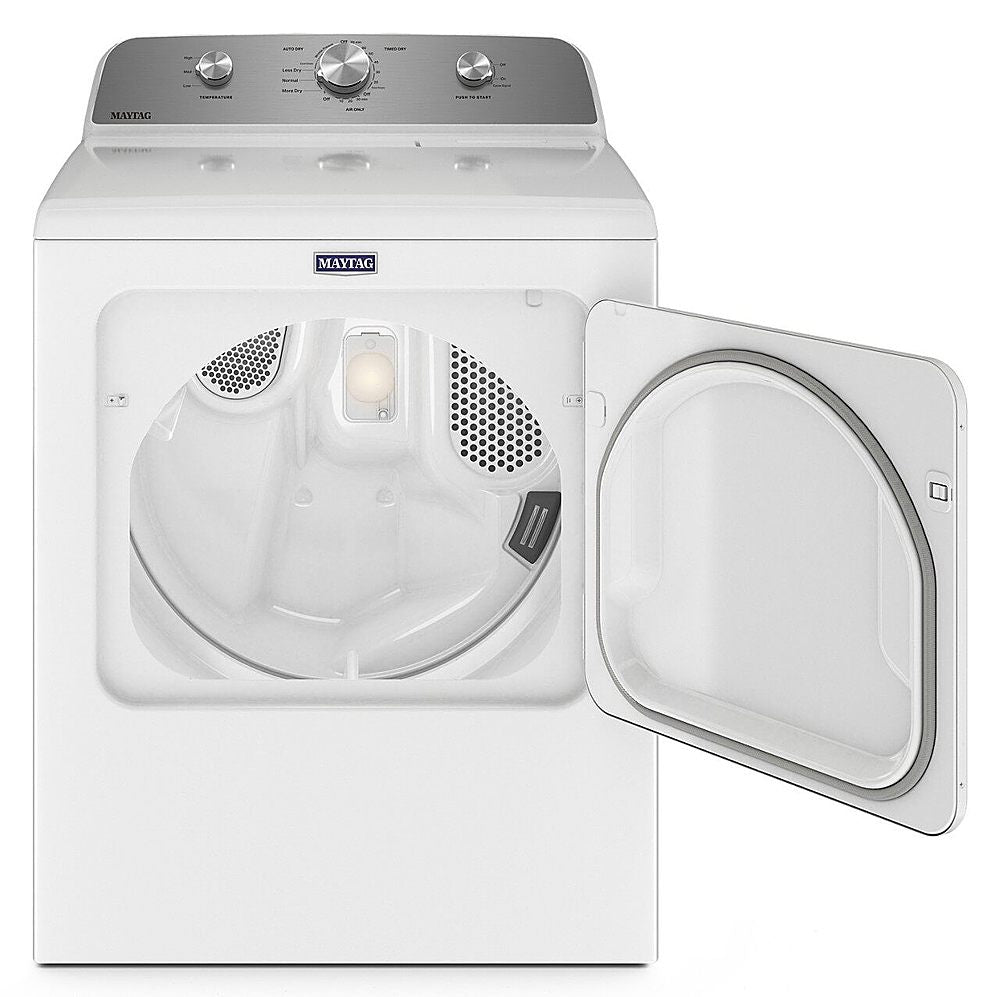 Maytag - 7.0 Cu. Ft. Electric Dryer with Wrinkle Prevent - White_3