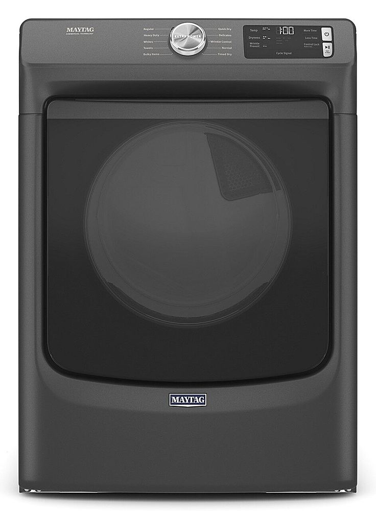 Maytag - 7.3 Cu. Ft. Gas Dryer with Extra Power Button - Volcano Black_0