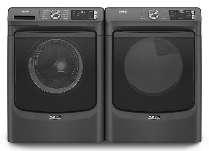 Maytag - 7.3 Cu. Ft. Stackable Electric Dryer with Extra Power Button - Volcano Black_7