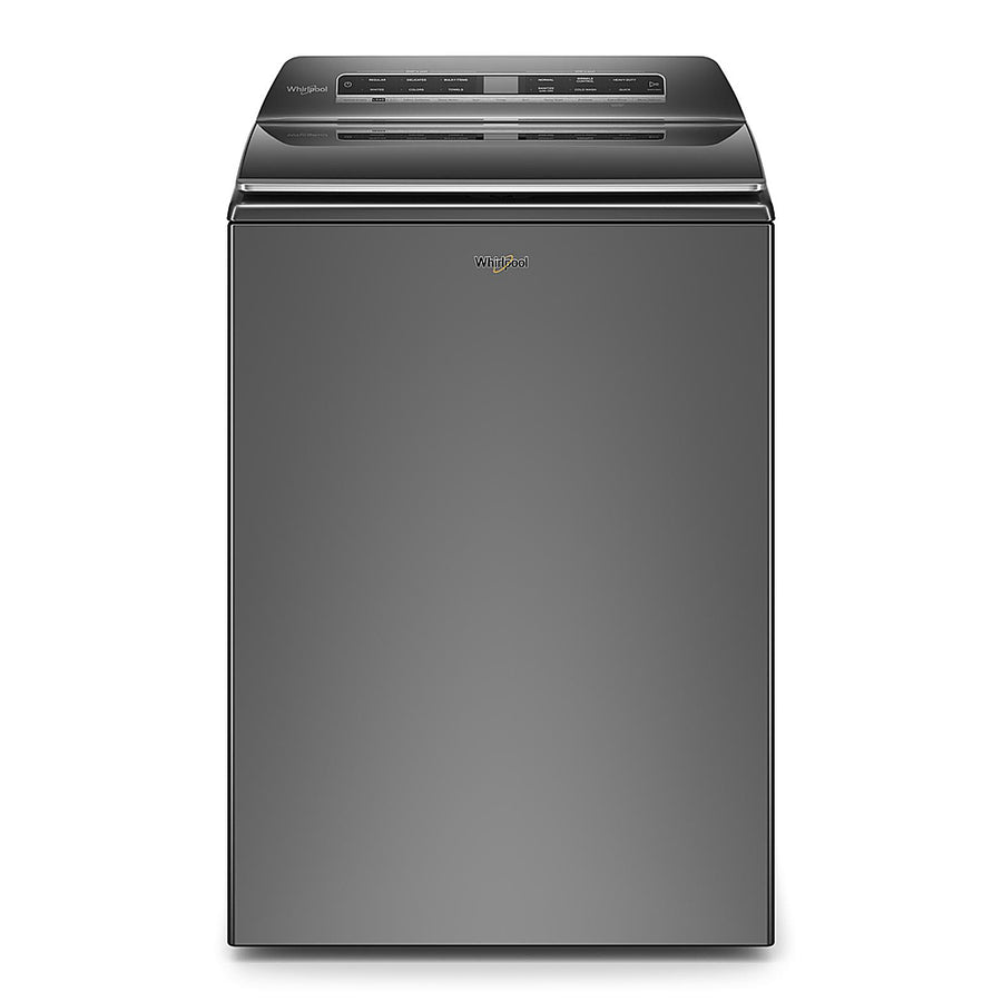 Whirlpool - 5.2 Cu. Ft. High Efficiency Smart Top Load Washer with 2 in 1 Removable Agitator - Chrome Shadow_0