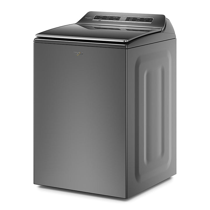 Whirlpool - 5.2 Cu. Ft. High Efficiency Smart Top Load Washer with 2 in 1 Removable Agitator - Chrome Shadow_2