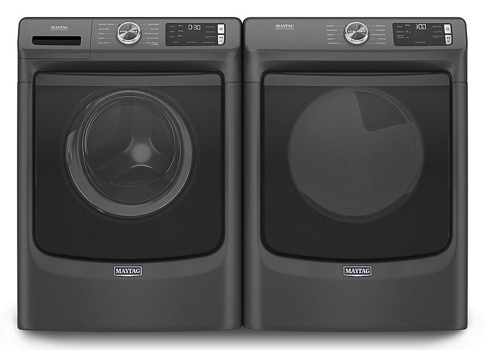 Maytag - 4.5 Cu. Ft. High-Efficiency Stackable Front Load Washer with Steam and Fresh Spin - Volcano Black_5