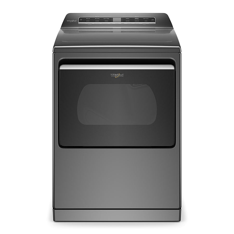 Whirlpool - 7.4 Cu. Ft. Smart Electric Dryer with Steam and Advanced Moisture Sensing - Chrome Shadow_0