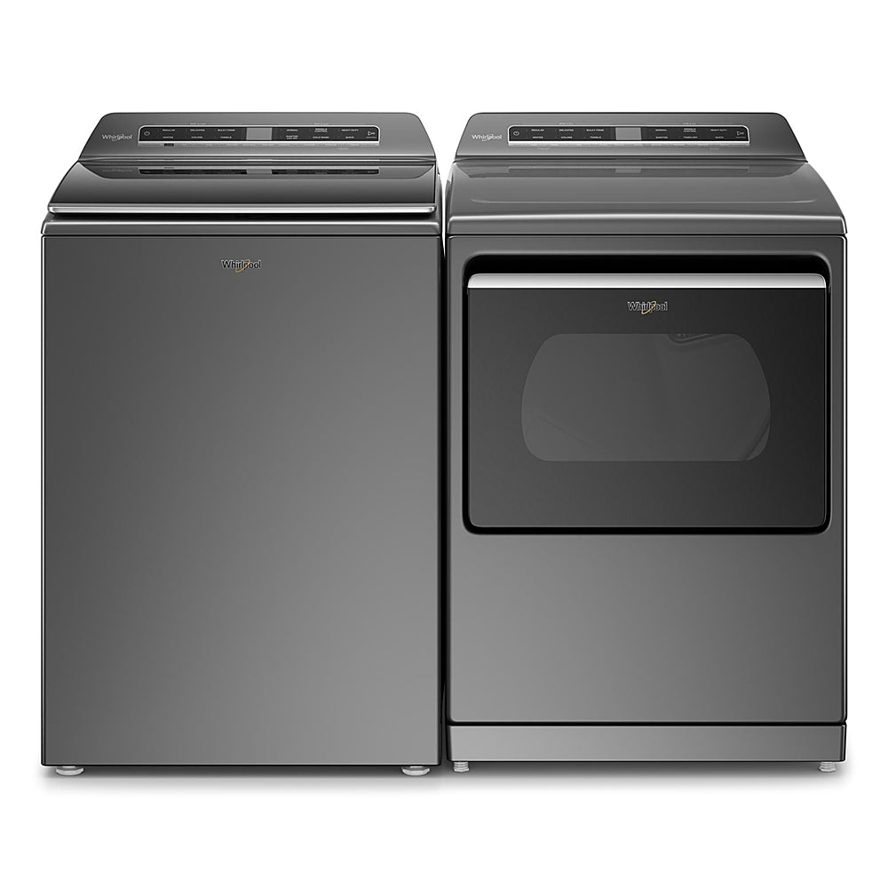 Whirlpool - 7.4 Cu. Ft. Smart Electric Dryer with Steam and Advanced Moisture Sensing - Chrome Shadow_5