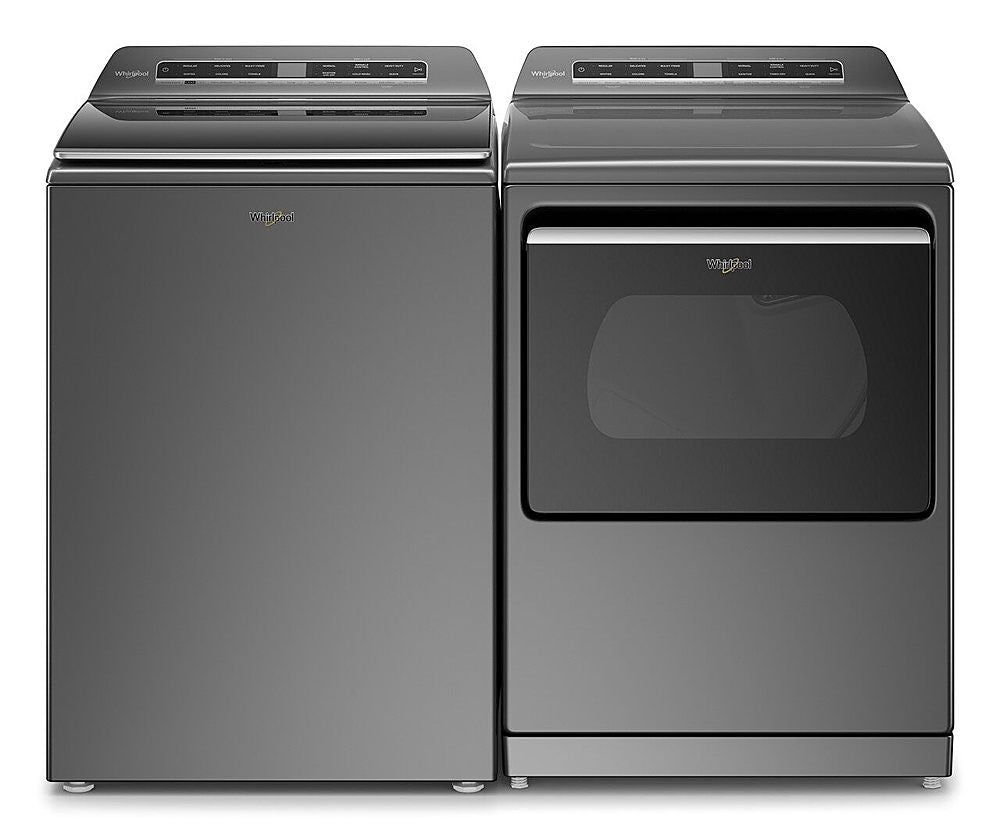 Whirlpool - 7.4 Cu. Ft. Smart Electric Dryer with Steam and Advanced Moisture Sensing - Chrome Shadow_7