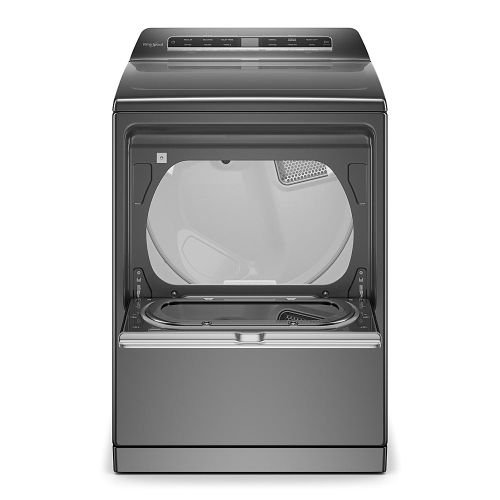 Whirlpool - 7.4 Cu. Ft. Smart Electric Dryer with Steam and Advanced Moisture Sensing - Chrome Shadow_10