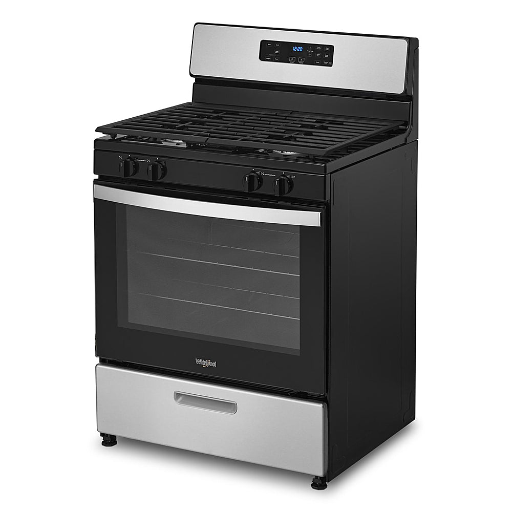Whirlpool - 5.1 Cu. Ft. Freestanding Gas Range with Broiler Drawer - Stainless Steel_3