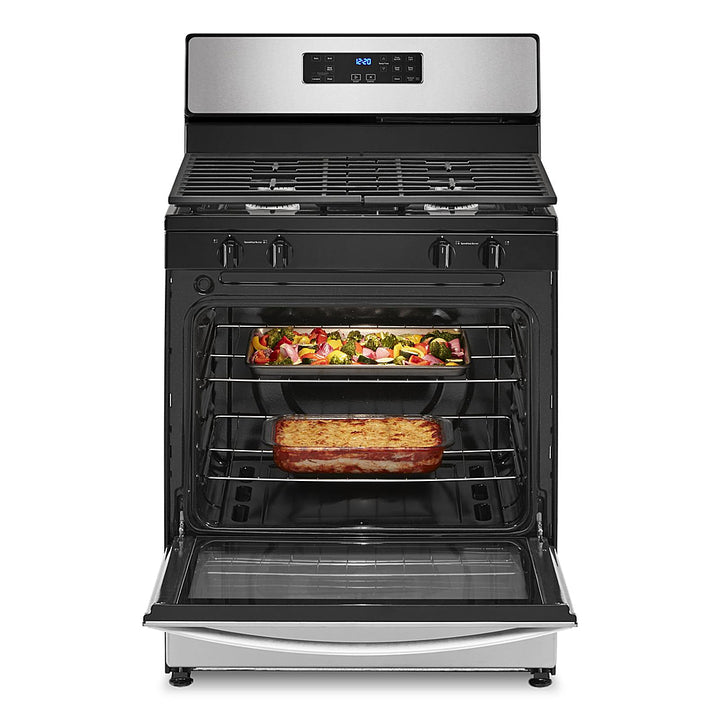 Whirlpool - 5.1 Cu. Ft. Freestanding Gas Range with Broiler Drawer - Stainless Steel_12