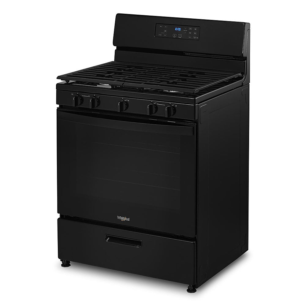 Whirlpool - 5.1 Cu. Ft. Freestanding Gas Range with Edge to Edge Cooktop - Black_3