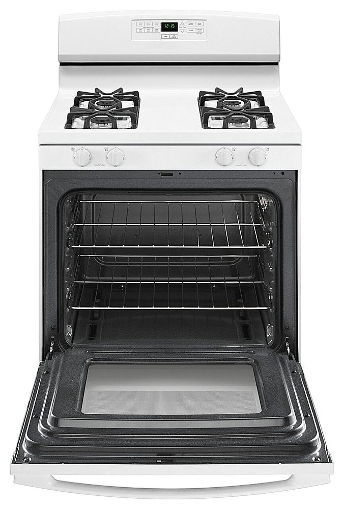 Amana - 5.1 Cu. Ft. Freestanding Gas Range with Bake Assist Temps - White_5