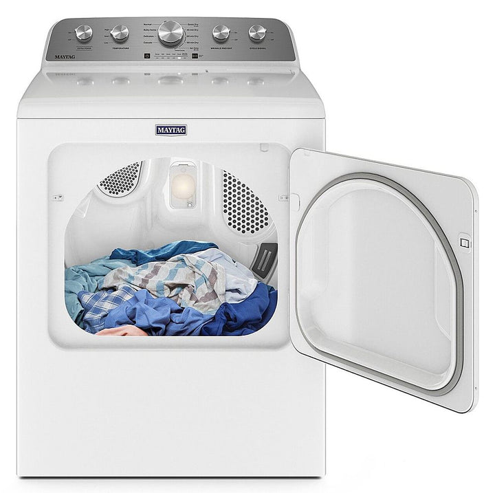 Maytag - 7.0 Cu. Ft. Electric Dryer with Extra Power Button - White_5