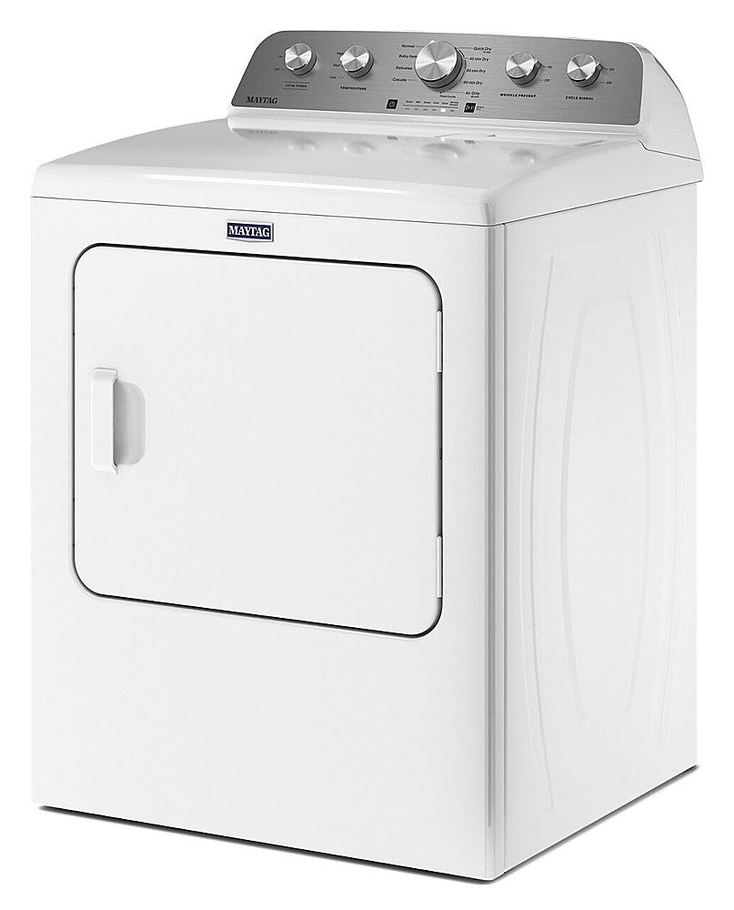 Maytag - 7.0 Cu. Ft. Electric Dryer with Extra Power Button - White_15