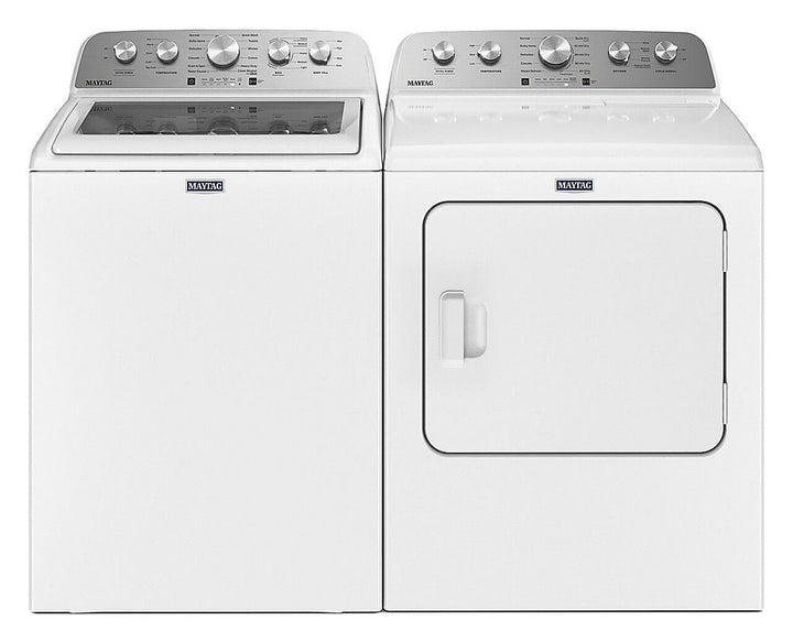 Maytag - 7.0 Cu. Ft. Electric Dryer with Steam Enhanced Cycles - White_7