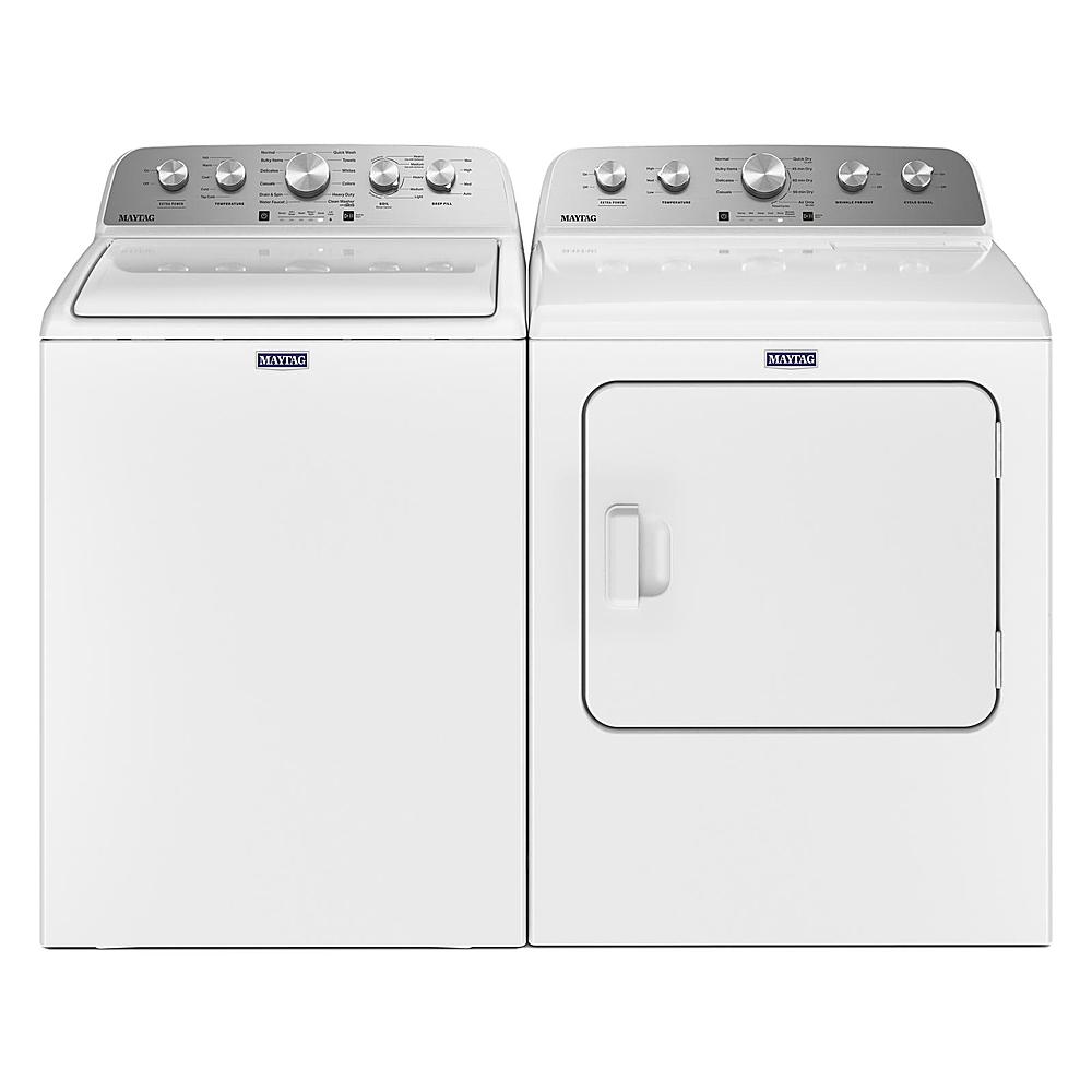 Maytag - 7.0 Cu. Ft. Gas Dryer with Steam Enhanced Cycles - White_4